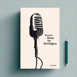 Create a cover design for a poetry book titled 'Silence is Not My Religion'