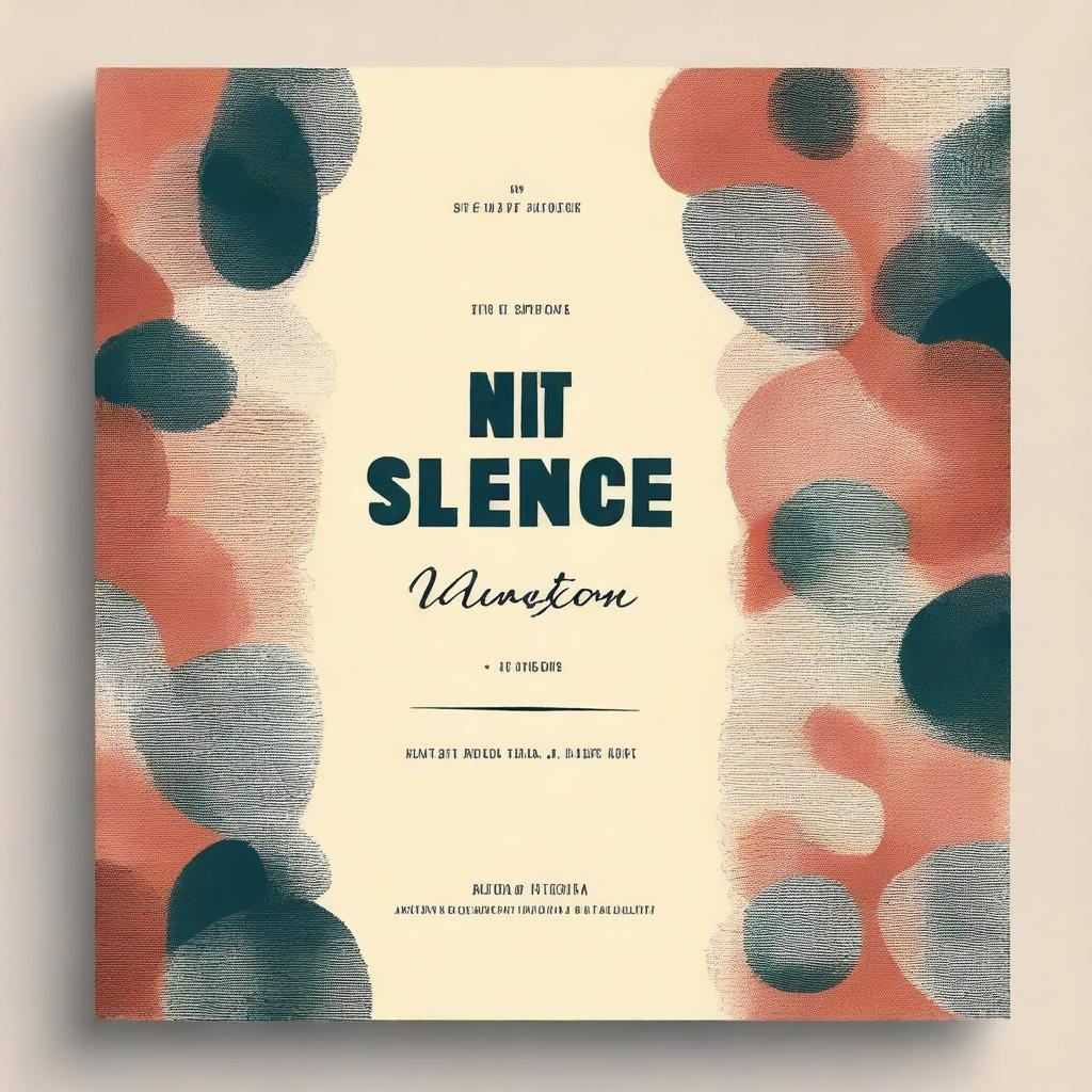 Design a book cover for a poetry collection titled 'Silence is Not My Religion' by an Indian poet