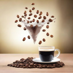 Create an image showcasing Swiss Waters Decaffeination Technology