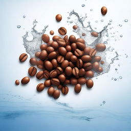 Create an image showcasing Swiss Waters Decaffeination Technology