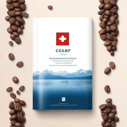 Design a cover image that illustrates the Swiss Waters Decaffeination Technology