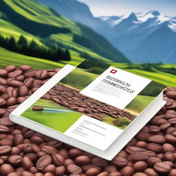 Design a cover image that illustrates the Swiss Waters Decaffeination Technology