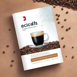 Design a cover image that illustrates the Swiss Waters Decaffeination Technology and its impact on the chemical composition of coffee