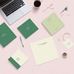 Create a brand identity photo set for 'Ansamble', a company that teaches music theory