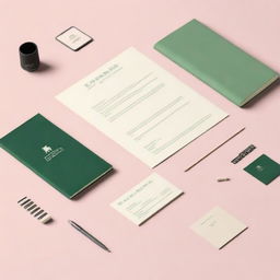 Create a brand identity photo set for 'Ensamble', a company that teaches music theory