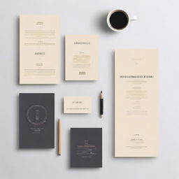 Create a brand identity photo set for 'Ansamble', a company that teaches music theory