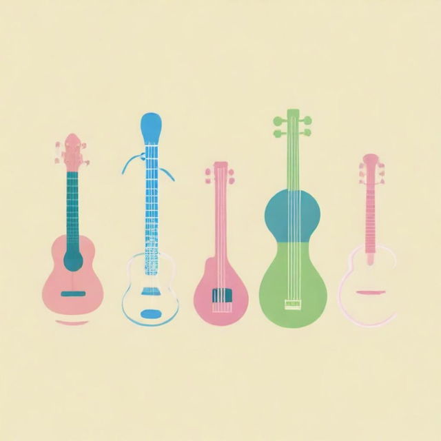 Create a set of Instagram, Facebook, and LinkedIn post photos for 'Ensamble', a company that teaches music theory