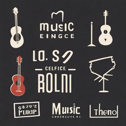 Design individual vintage logos for a music ensemble