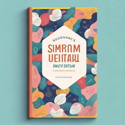 Sampul buku yang menarik dengan desain yang kreatif dan penuh warna