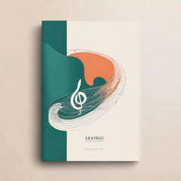 Design a minimalist cover for a music book