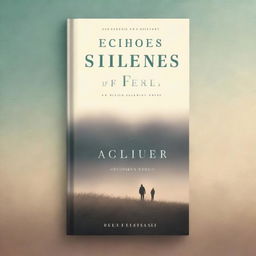 Create a compelling book cover titled 'Echoes Of Silence: A Father's Journey'