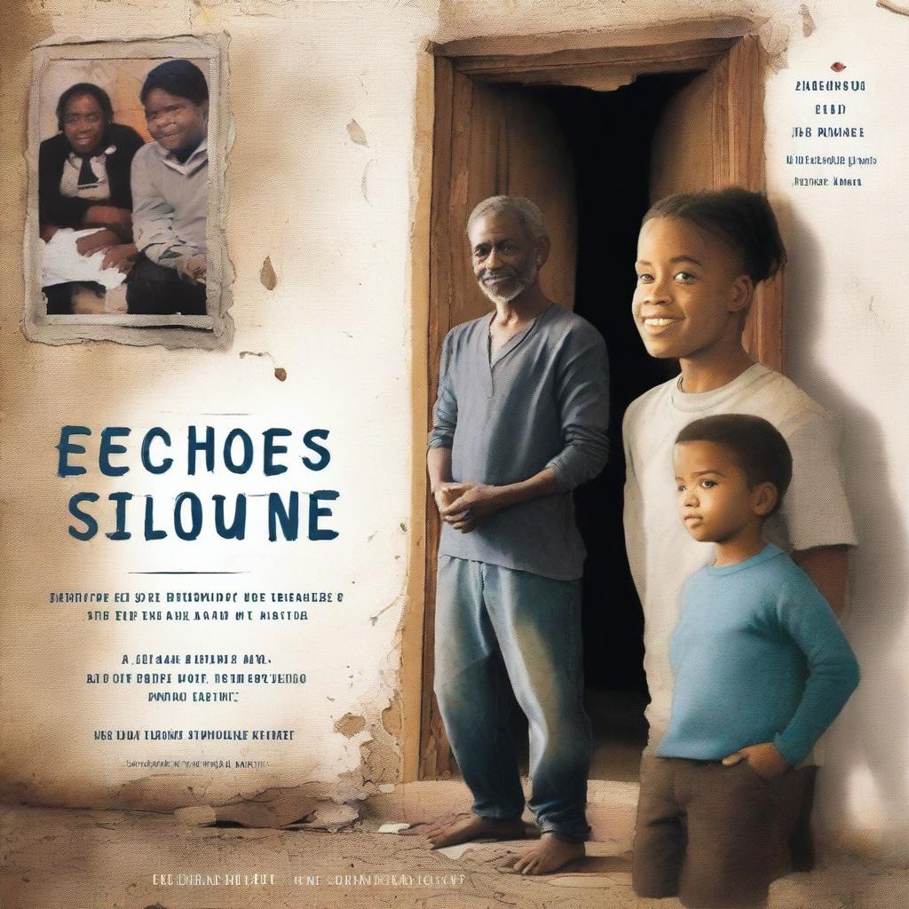 A book cover titled 'Echoes of Silence: Father's Journey'