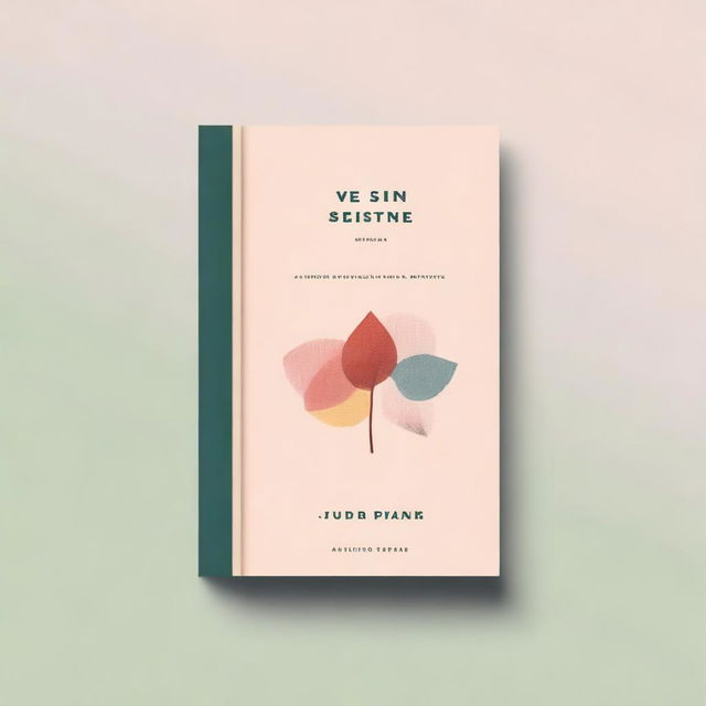 Crie uma capa de livro atraente e moderna, com um design elegante e minimalista