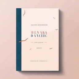 Crie uma capa de livro atraente e moderna, com um design elegante e minimalista
