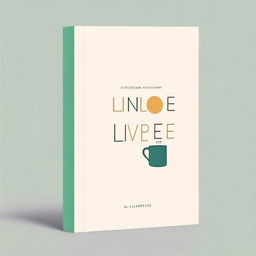 Crie uma capa de livro atraente e moderna, com um design elegante e minimalista