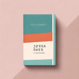Crie uma capa de livro atraente e moderna, com um design elegante e minimalista