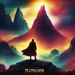 Create a visually stunning movie poster featuring an epic adventure theme