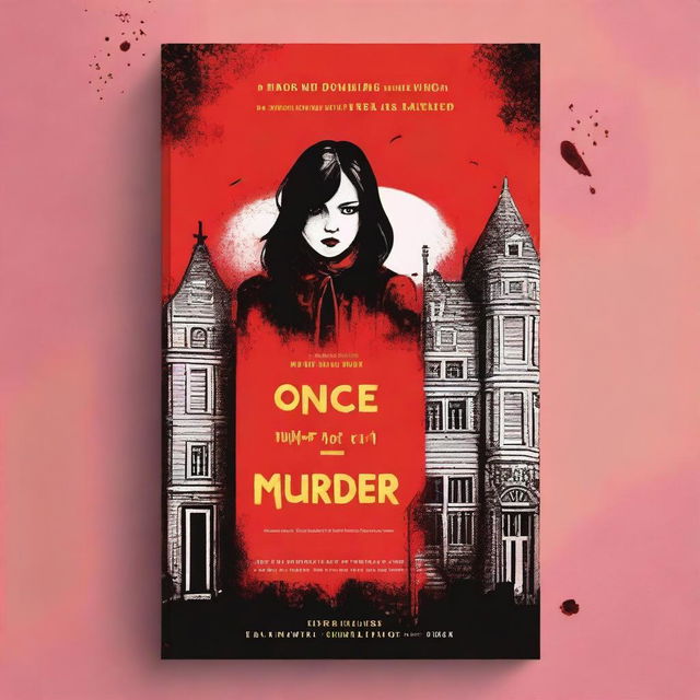 A book cover for a novel titled 'Once Upon a Murder