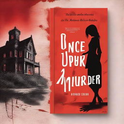 A book cover for a novel titled 'Once Upon a Murder