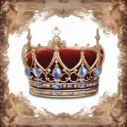 An image featuring a detailed and ornate crown, symbolizing royalty and power