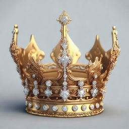 An image featuring a detailed and ornate crown, symbolizing royalty and power