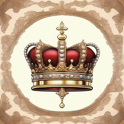 An image featuring a detailed and ornate crown, symbolizing royalty and power