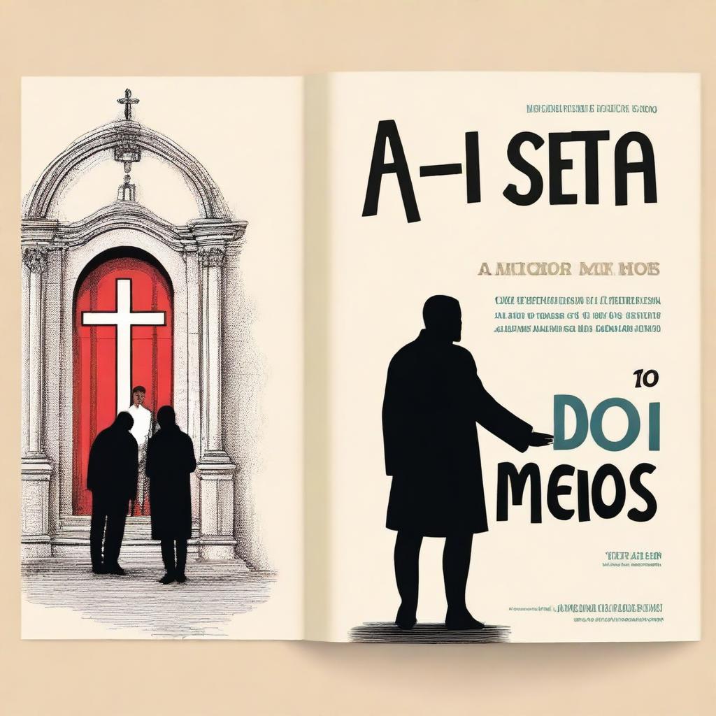 Create a book cover with the title 'A Seita, que dói menos'