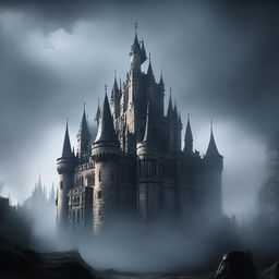 An elaborate and beautiful yet eerie castle