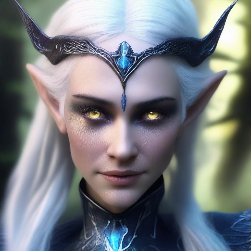 Create a realistic image of a female elf