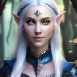 Create a realistic image of a female elf