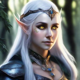 Create a realistic image of a female elf