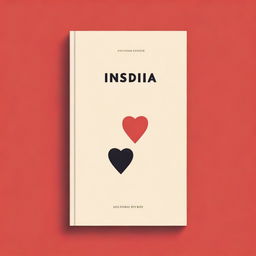 A minimalist and symbolic book cover titled 'Insidia,' representing the distancing of two best friends