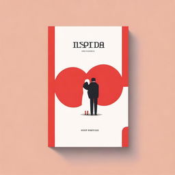 A minimalist and symbolic book cover titled 'Insidia,' representing the distancing of two best friends