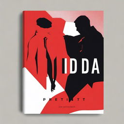 A striking, symbolic, and minimalist book cover titled 'Insidia,' representing the distancing of two best friends