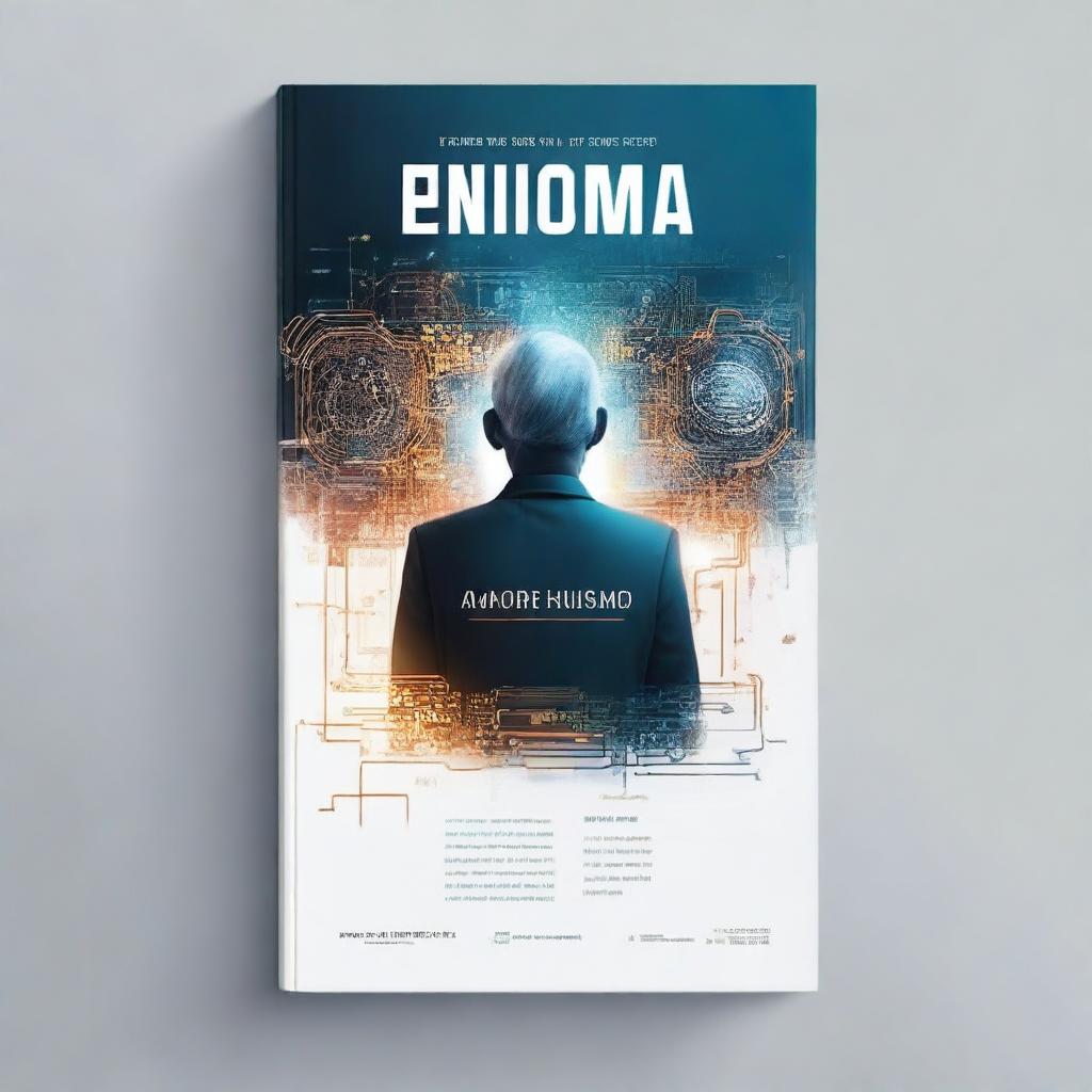 Create a book cover titled 'Enigma do Tempo Esquecido'