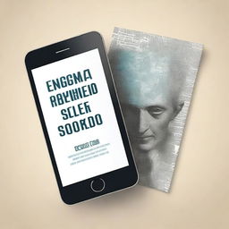 Create a book cover titled 'Enigma do Tempo Esquecido'