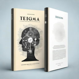 Design a book cover titled 'Enigma do Tempo Esquecido'