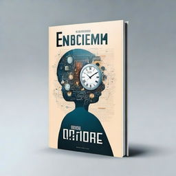 Create a book cover titled 'Enigma do Tempo Esquecido'