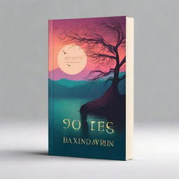 A beautiful and captivating book cover design featuring an intriguing and mysterious scene