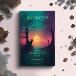 A beautiful and captivating book cover design featuring an intriguing and mysterious scene