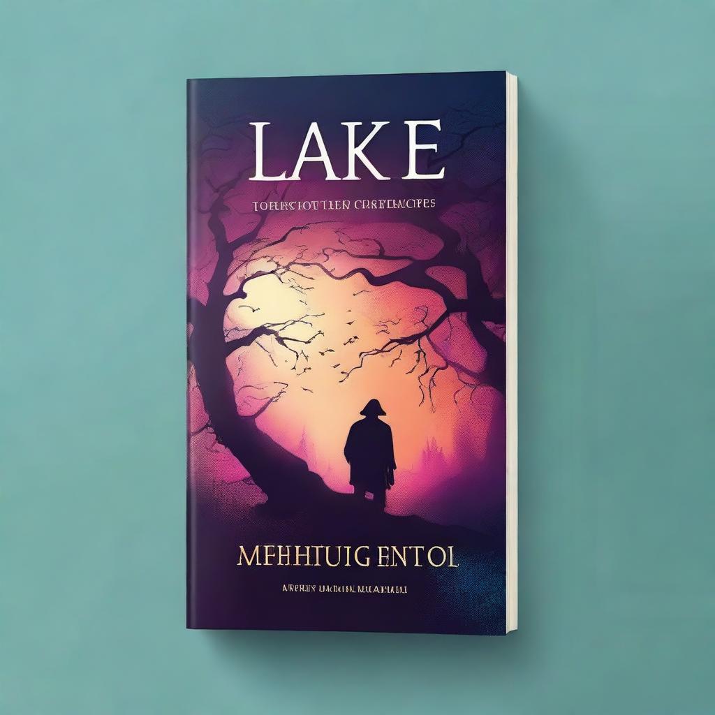 A beautiful and captivating book cover design featuring an intriguing and mysterious scene