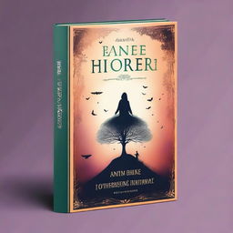 A beautiful and captivating book cover design featuring an intriguing and mysterious scene