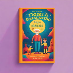 A captivating book cover design for a novel titled 'O Enigma do Tempo Esquecido'