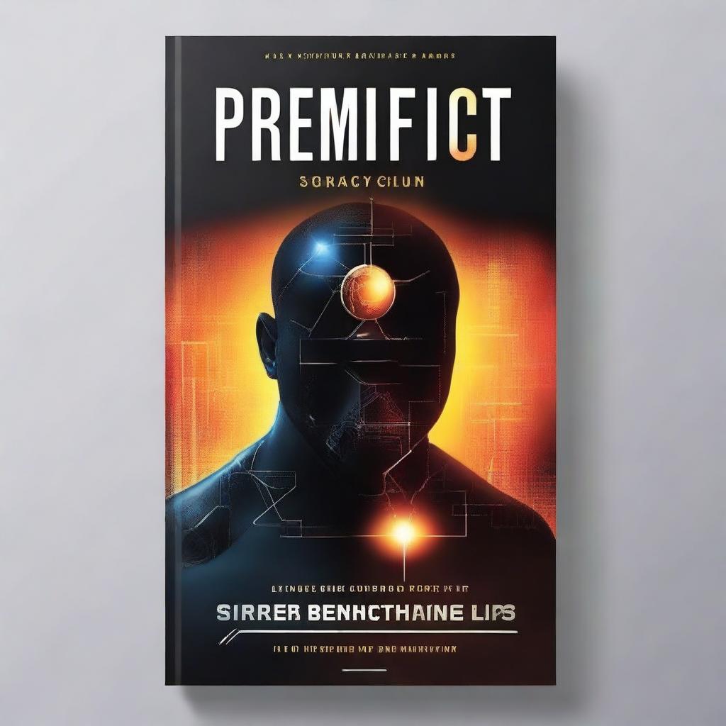 Create a visually striking cover design for a book titled 'Perfect Prompting: A Comprehensive Guide for Professionals' by Eric Agyemang Duah