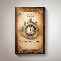 Create a best-seller book cover for 'O Enigma do Tempo Esquecido'