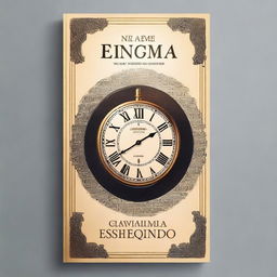 Create a best-seller book cover for 'O Enigma do Tempo Esquecido'