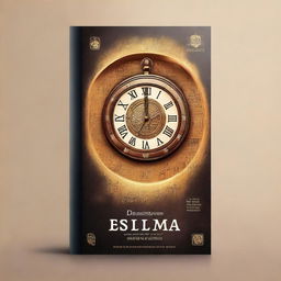 Create a best-seller book cover for 'O Enigma do Tempo Esquecido'