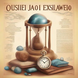 Create a best-seller book cover for 'O Enigma do Tempo Esquecido'