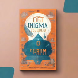 Design a compelling book cover for 'O Enigma do Tempo Esquecido'