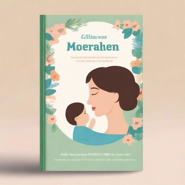 Create a book cover for a non-fiction book about motherhood